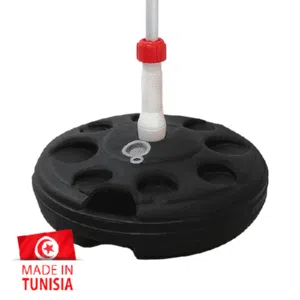Embase à sable / à eau 15 Kg, pour flag mat tube Ø 20 / 25 mm